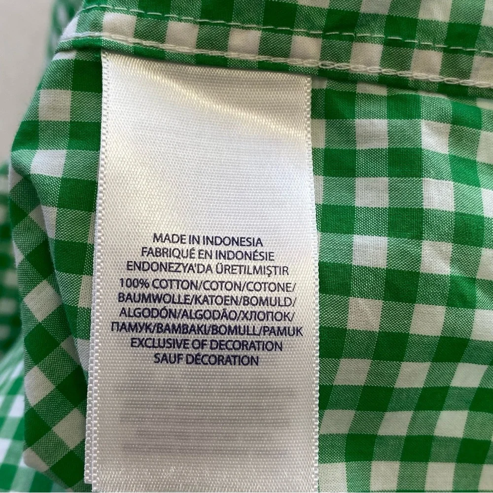 Ralph Lauren Gingham Shirt Short Sleeve Button Down Boys XL(18-20)